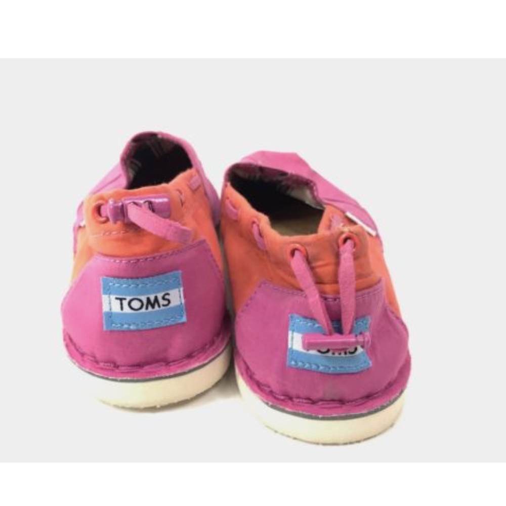 TOMS Canvas Espadrilles Slip On Size 6M Pink